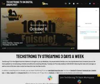 Techstrong.tv(TechStrong TV on the Digital Anarchist Network) Screenshot