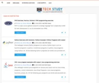 Techstudy.org Screenshot