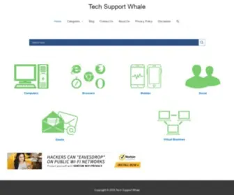 Techsupportwhale.com(Tech Support Whale) Screenshot