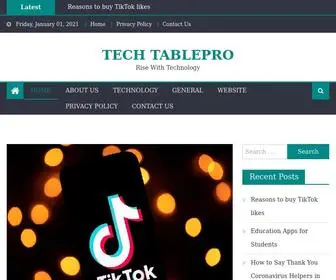 Techtablepro.com(Home) Screenshot