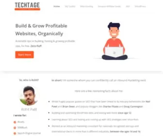 Techtage.com(Build & Grow Profitable Websites) Screenshot