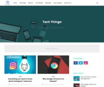 Techthinga.com(Tech Thinga) Screenshot