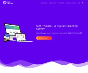 Techthulasii.com(Web Design and Digital Marketing Company in Chennai) Screenshot