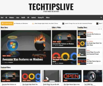 Techtipslive.online(Starszy Blog) Screenshot