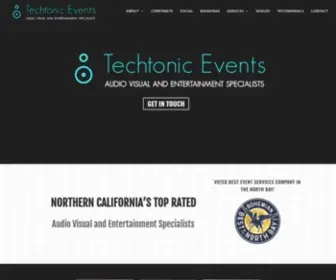 Techtonicevents.com(Techtonic Events) Screenshot