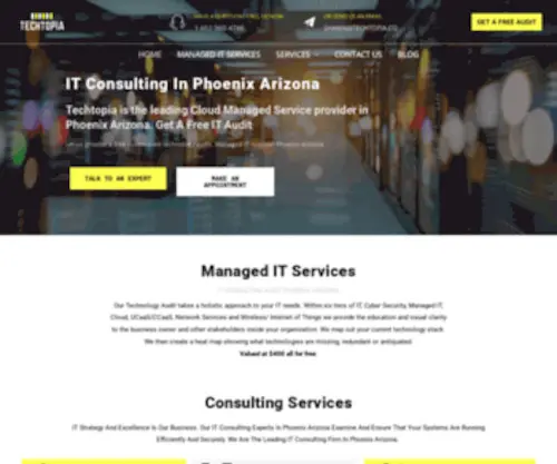 Techtopia.co(Managed IT Support Phoenix Arizona) Screenshot