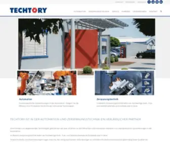 Techtory.de(Techtory Automation und Zerspanungstechnik) Screenshot