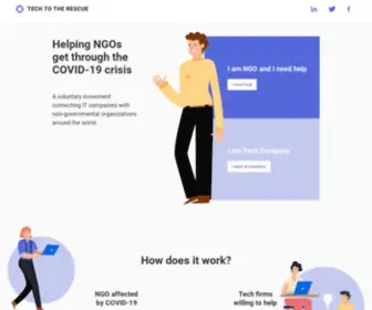 Techtotherescue.org(Tech To The Rescue) Screenshot