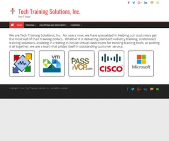 Techtrainingsolutions.com(Tech Training Solutions) Screenshot