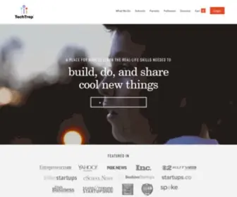 Techtrep.com(Entrepreneurship, Coding & Programming Courses for Kids) Screenshot