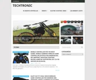Techtronic.site(Your Web of Technological Curiosities) Screenshot