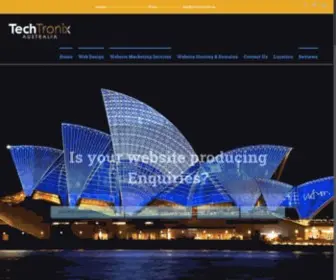 Techtronix.com.au(Sunshine Coast Web Design) Screenshot