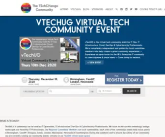Techug.org.uk(Enterprise IT Pro Tech Events & User Group Community) Screenshot