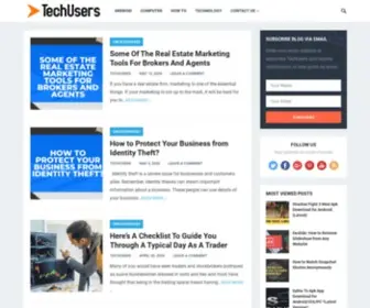 Techusers.org(Just another WordPress site) Screenshot