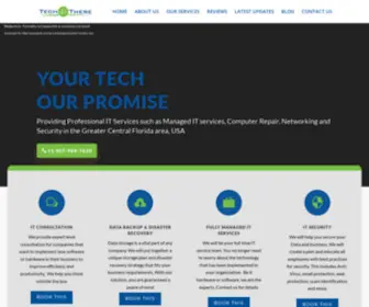 Techuthere.com(Professional IT Service provider in the Central Florida area) Screenshot