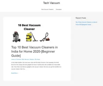 Techvacuum.com(Tech Vacuum) Screenshot