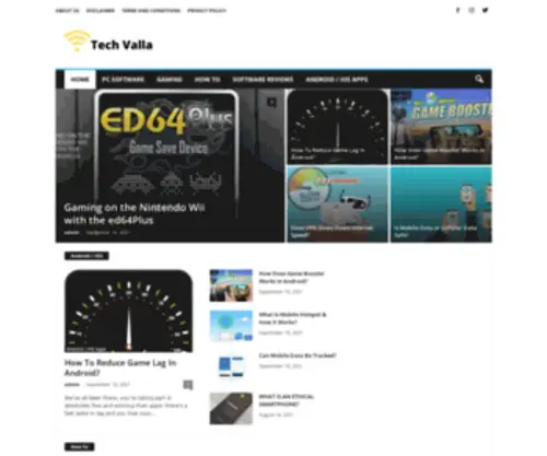 Techvalla.com(Techvalla) Screenshot