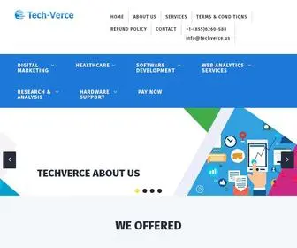 Techverce.us(Digital marketing company) Screenshot