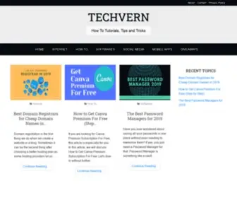 Techvern.com(How To Tutorials) Screenshot