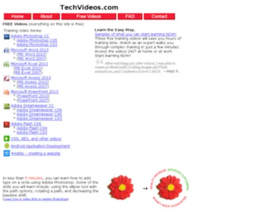 Techvideos.com(Techvideos) Screenshot