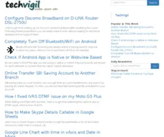 Techvigil.com(Techvigil) Screenshot