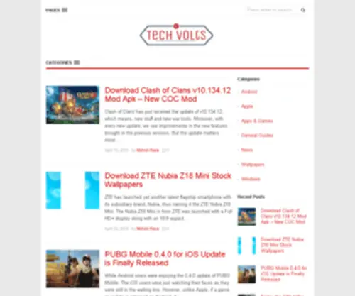 Techvolts.com(TechVolts) Screenshot