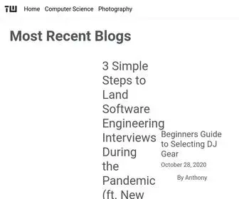 Techwaifu.com(Most Recent Blog Posts) Screenshot