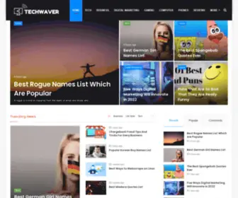 Techwaver.com(The Wave of The Future) Screenshot