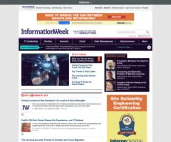 Techweb.com(Serving the information needs of the Business Technology Community) Screenshot