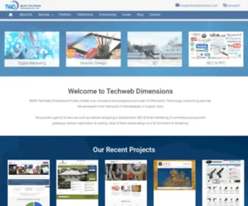 Techwebdimensions.com(Home) Screenshot