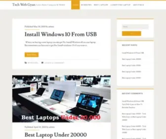 Techwebgyan.com(Tech Web Gyan) Screenshot