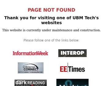 Techwebliveevents.com(UBM Tech) Screenshot