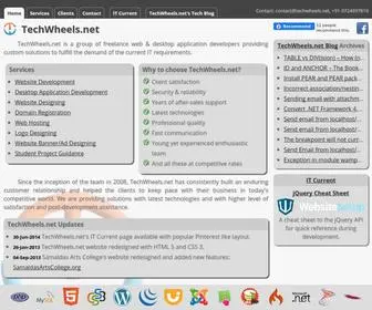 Techwheels.net(Website Development) Screenshot