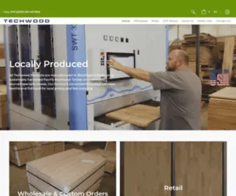 Techwoodpanels.com(Techwood, LLC) Screenshot