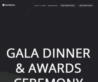 Techworksawards.com(TechWorks Awards and Gala Dinner) Screenshot