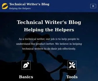 Techwritersblog.com(This blog) Screenshot