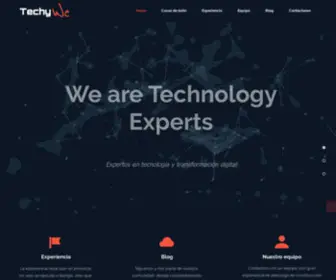 Techy-WE.com(Empresa de Tecnología) Screenshot