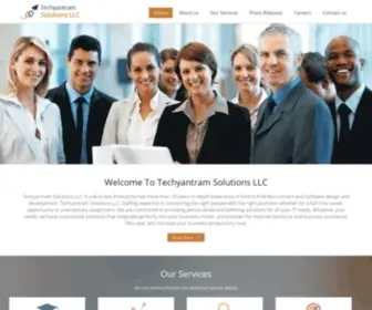 Techyantram-Solutions.com(Techyantram Solutions LLC) Screenshot