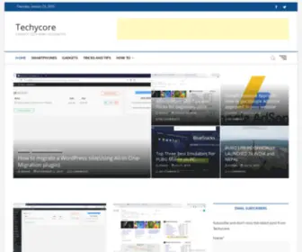 Techycore.com(Gadgets,Tech News,Tricks&Tips) Screenshot