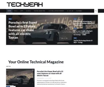 Techyeah.live(Tech Yeah Magazine) Screenshot