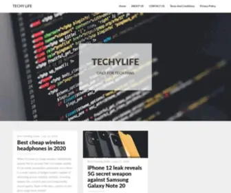 Techylife.online(Techylife online) Screenshot