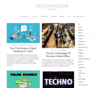 Techymoon.com(Tech Matters) Screenshot