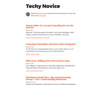 Techynovice.com(All posts) Screenshot