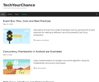 Techyourchance.com(Android Developers Community) Screenshot