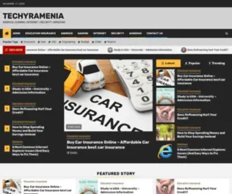 Techyramenia.net(Android) Screenshot