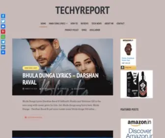 Techyreport.com(Finding Best For Everyone) Screenshot