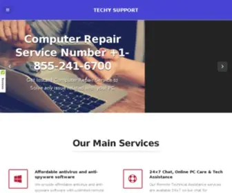 Techysupport.co(Online Tech support) Screenshot