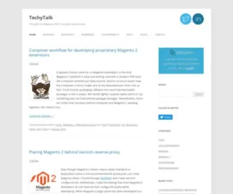 Techytalk.info(Thoughts on Magento) Screenshot