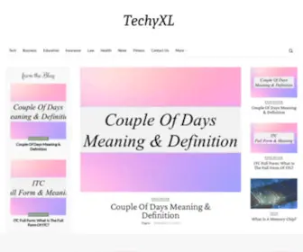 Techyxl.com(Techy XL) Screenshot