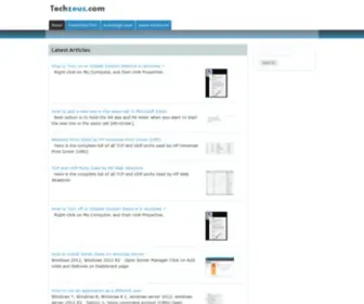 TechZeus.com(techzeus) Screenshot